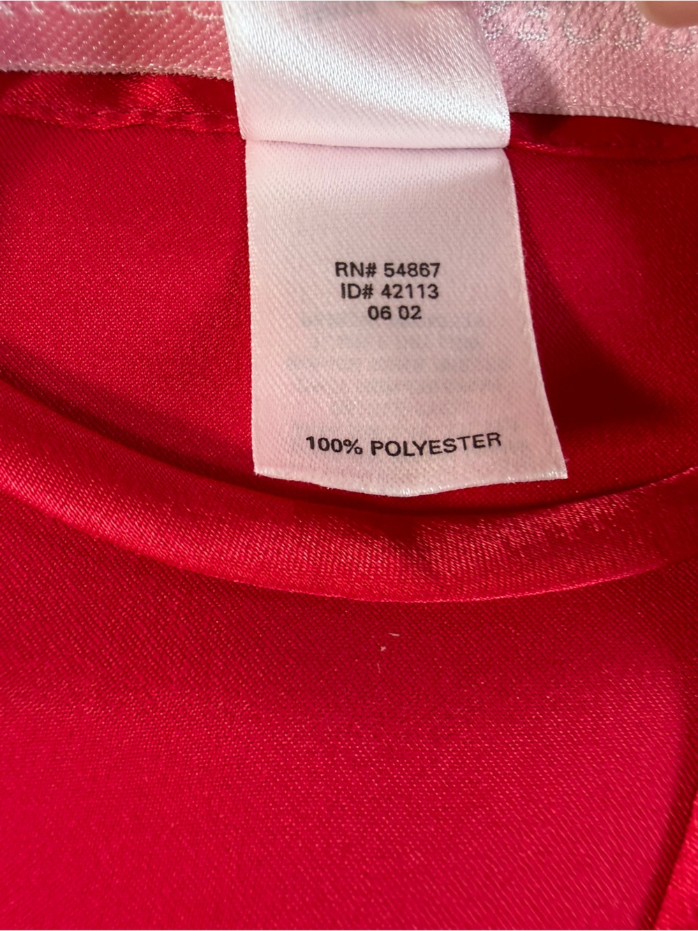 Victorias Secret 2002 Red Satin Robe With Belt Size Medium - Picture 4 of 6